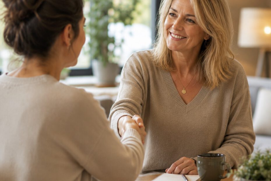 Ad für Coaching durch Gaby Guzek – Schnupper-Viertelstunde