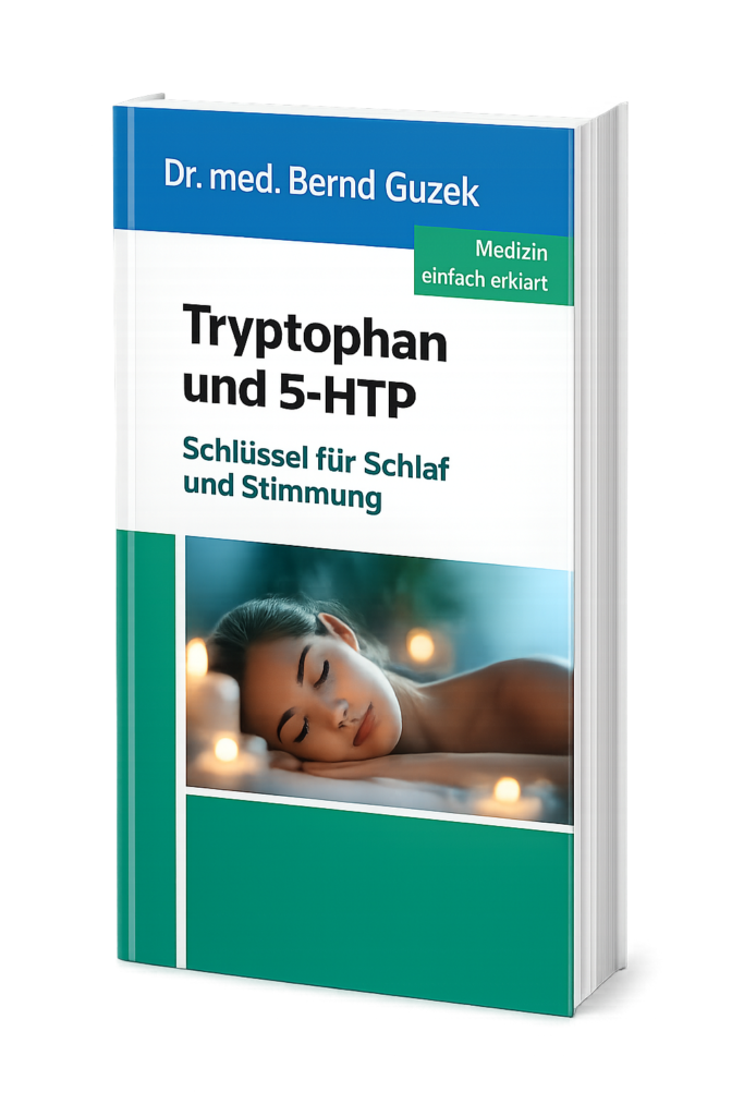 Cover des Buchs "Tryptophan und 5-HTP" von Dr. med. Bernd Guzek